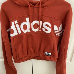 Adidas Originals cropped sweatshirt
